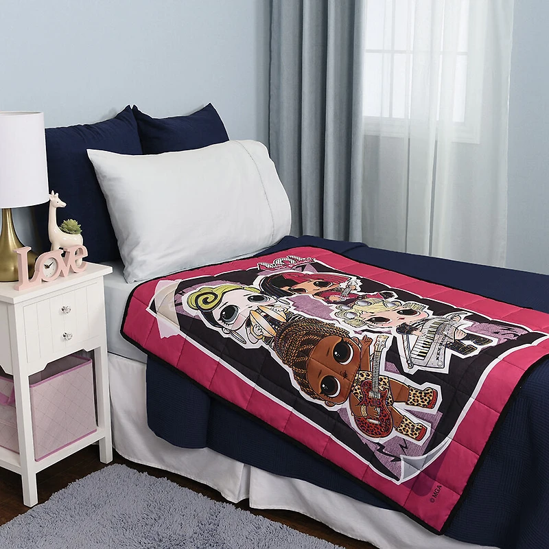 Couverture lestée pour enfants L.O.L. Surprise!  (36 x 48 pouces), 5 lbs