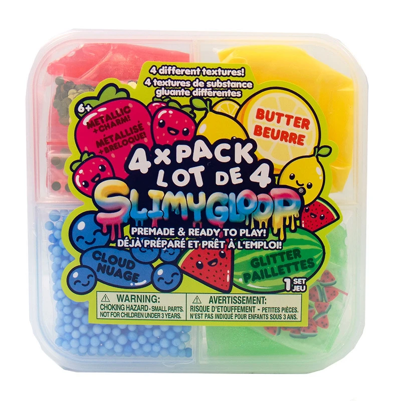 Slimygloop Mixems 4pk Fruity