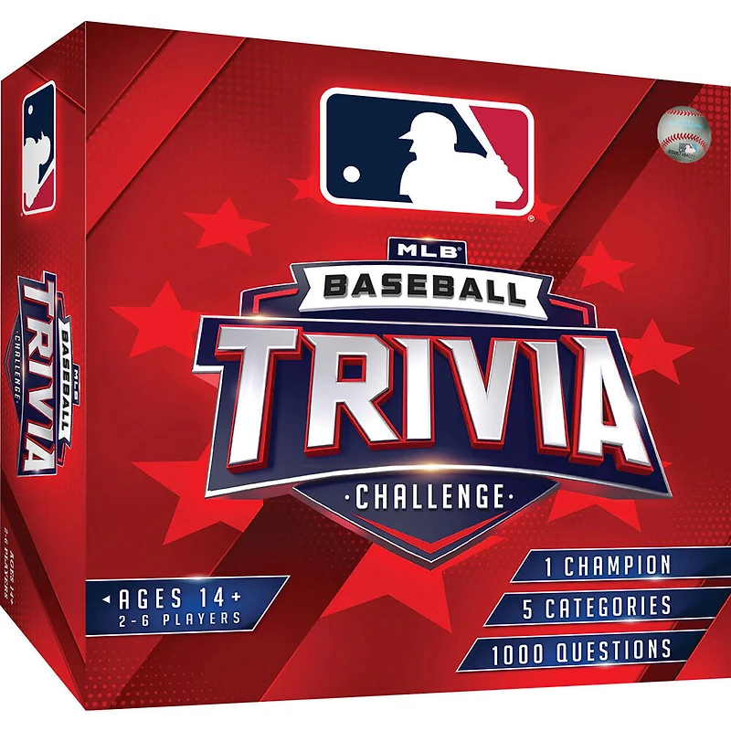 Masterpieces Puzzle Company MLB - Baseball Trivia Challenge jeu de plateau - Édition anglaise