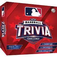 Masterpieces Puzzle Company MLB - Baseball Trivia Challenge jeu de plateau - Édition anglaise