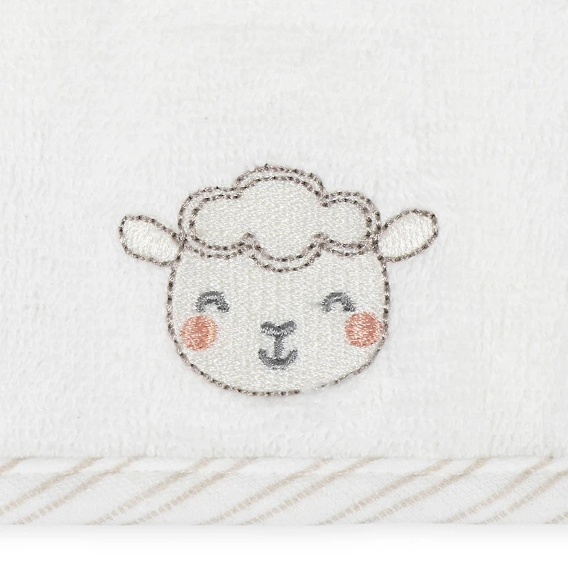 Koala Baby 6-Pack Washcloths, Little Lamb