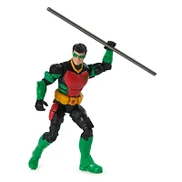 DC Comics, Figurine articulée Robin avec 2 accessoires mystère, 10 cm