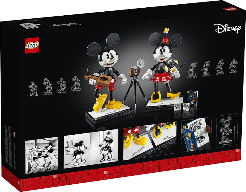 LEGO Disney Princess Personnages à construire Mickey Mouse et 43179 (1739 pièces)