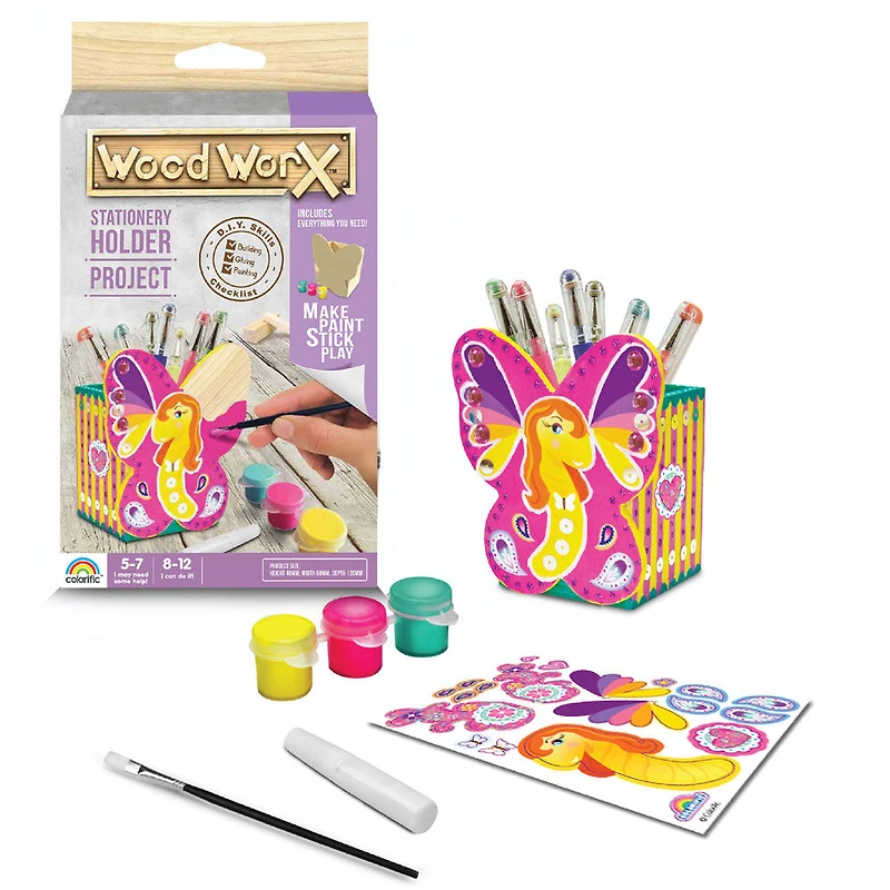 Porte-crayons à assembler Wood WorX