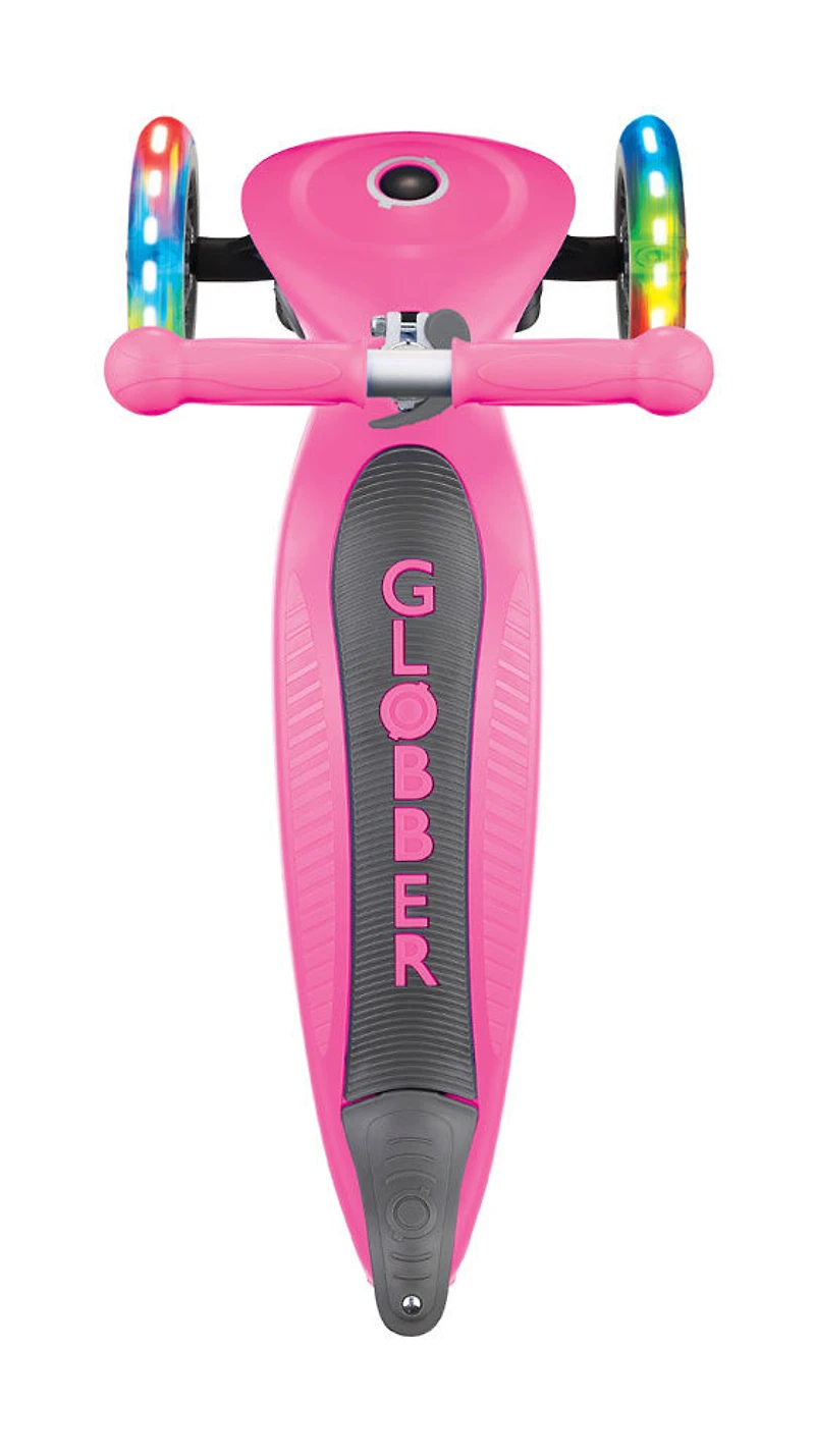 Primo Foldable Light-Up Scooter - Deep Pink