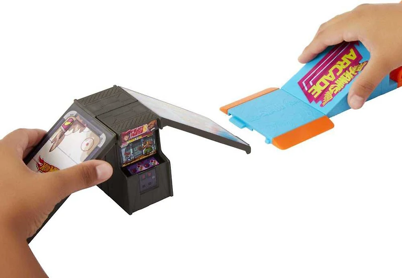 Hot Wheels Skate Planchodrome Arcade, planche Tony Hawk et chauss.