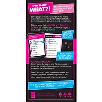 USAopoly How Many What?! jeu de plateau - Édition anglaise