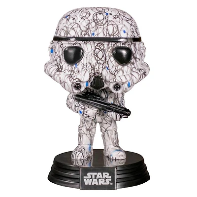 Figurine en Vinyle Stromtrooper (Futura) par Funko POP! Star Wars - Notre exclusivité