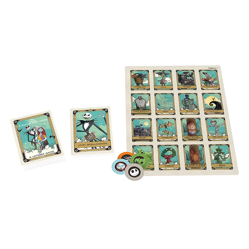 USAopoly Loteria: Disney Tim Burton The Nightmare Before Christmas - Édition anglaise
