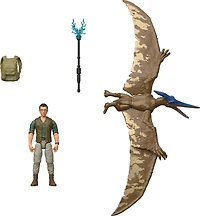 Jurassic World Rebirth Coffret figurines Dr Henry Loomis, Ptéranodon
