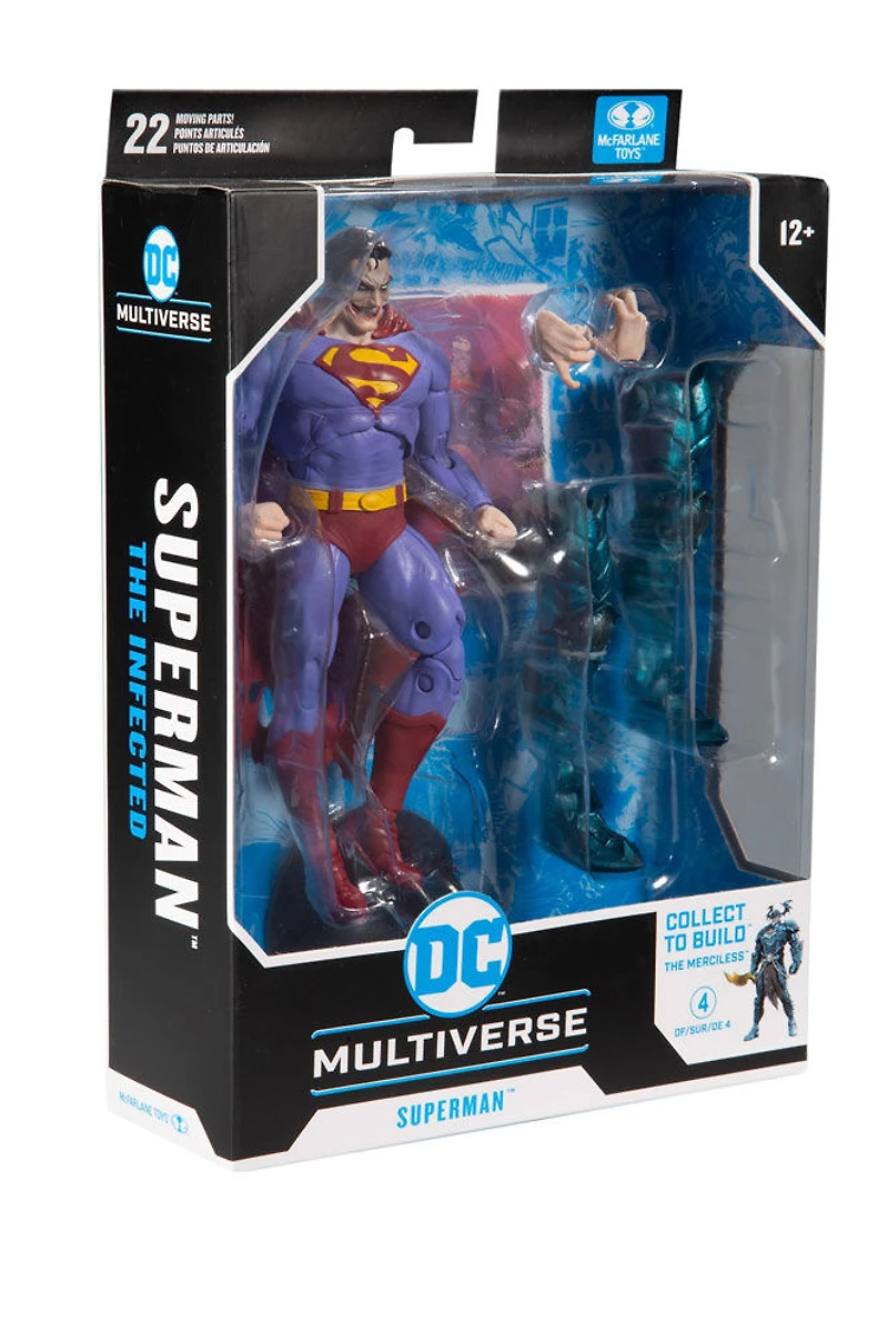  DC Multiverse: Superman (The Infected) Figurine ("Build-A" Édition)