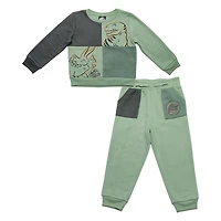 Jurassic Park - Two Piece Combo Set - Charcoal & Green