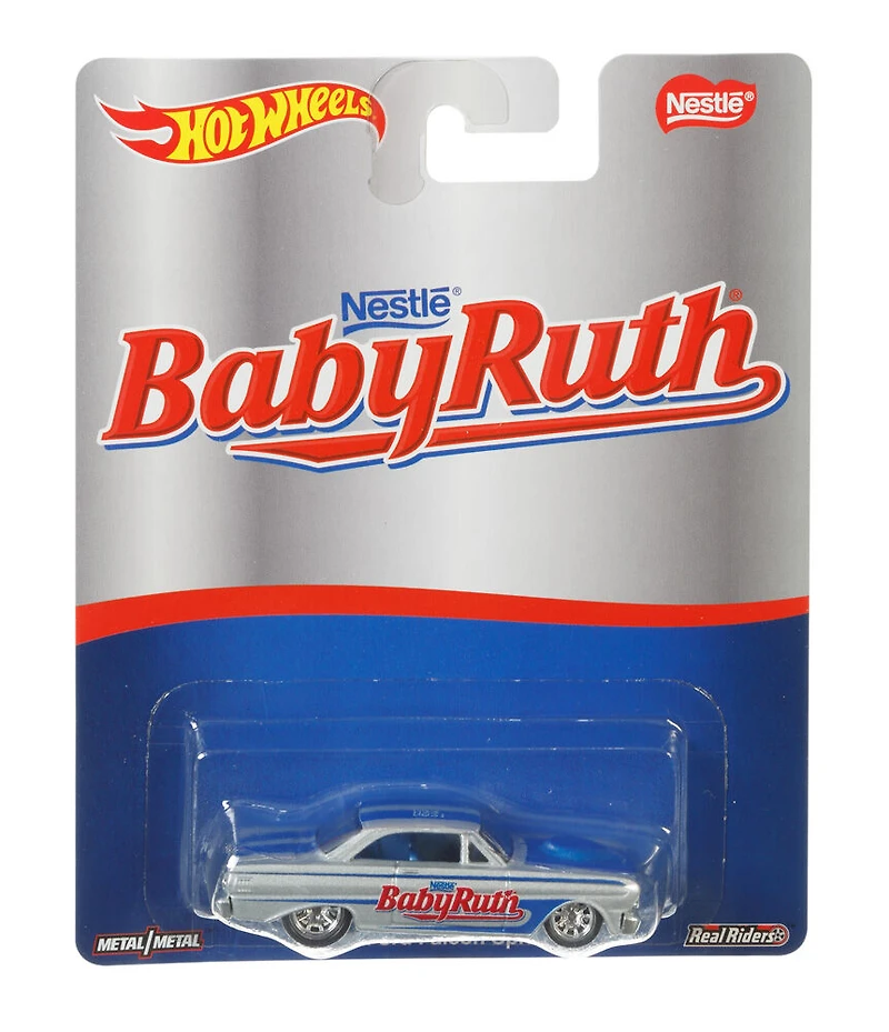 Hot Wheels - Véhicule Nestlé Baby Ruth Ford Falcon 1964
