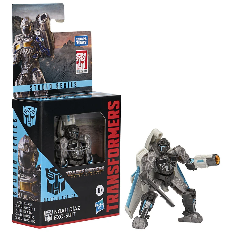 Transformers Generations Studio Series, figurine Noah Díaz Exo-Suit classe Origine de 8,5 cm, Transformers: Rise of the Beasts