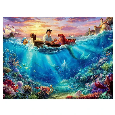 Ceaco Thomas Kinkade -  Little Mermaid Falling in Love 750 Piece Puzzle - English Edition
