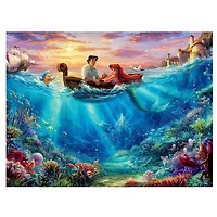 Ceaco Thomas Kinkade -  Little Mermaid Falling in Love 750 Piece Puzzle - English Edition