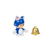 Figurine Super Mario de 4 pouces - Crapaud chat avec Super cloche 