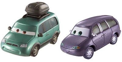 Disney/Pixar Les Bagnoles 3 - Véhicule en métal moulé sous pression - Coffret de 2 - Minny et Van.