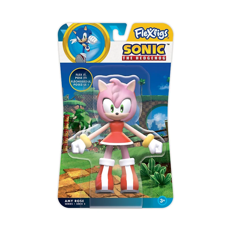 Flexfigs - 1 Pack - Sonic The Hedgehog Amy Rose