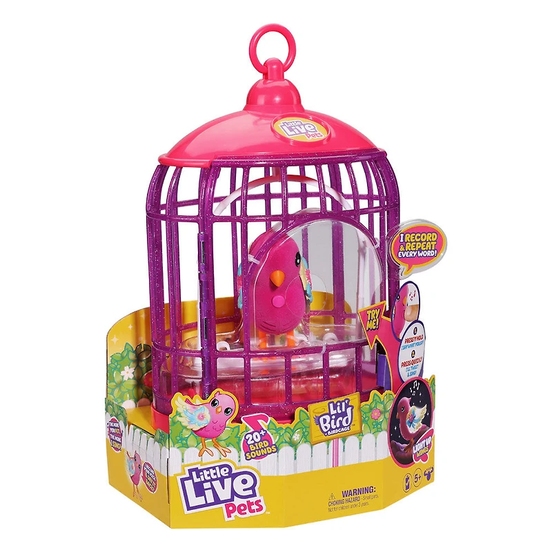 Little Live Pets Lil'Bird Bird & Cage Diadème Scintille