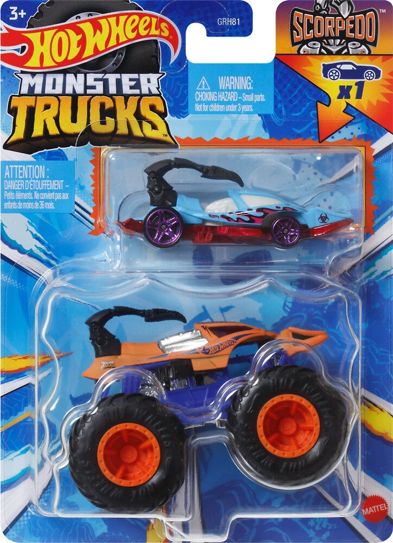 HOT WHEELS Monster Trucks SCORPEDO Combo Pack