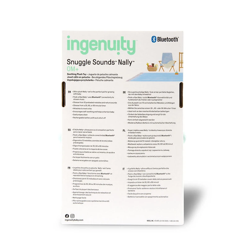 Snuggle Sounds Nally Soothing Plush Toy