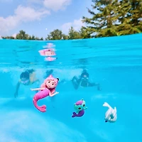 Swimways Gabby's Dollhouse Dive Characters 3-Pack, Swimming Pool Accessories & Kids Pool Toys, Pool Party Supplies & Water Toys
