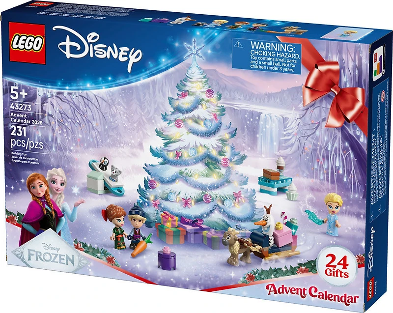 LEGO Disney Frozen Advent Calendar 2025 Fantasy Toy, Building Kit with Movie Characters 43273