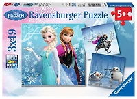 Ravensburger - Disney Forzen - Winter Adventures Puzzle 3 x 49pc