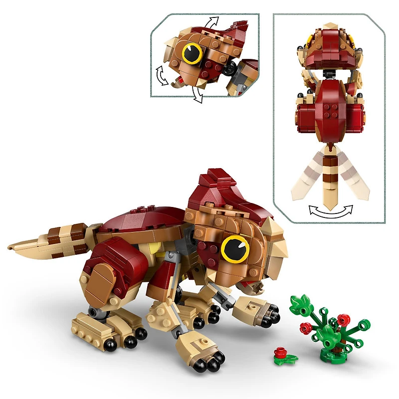 LEGO Jurassic World Bébé Dinosaure Dolores : Aquilops Figurine, Ensemble de Jouet d'Action pour Enfants 76970