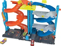 Hot Wheels- Ville - Coffret de jeu - Tour Spirale transformable