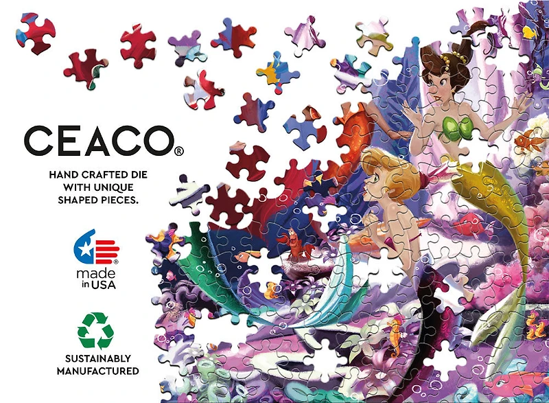 Disney 300 Pièces Surdimensionnées - Ariel Et Ses Soeurs - Puzzle 300 Pièces