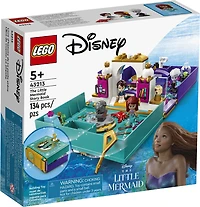 LEGO Disney Livre d'histoire de La petite sirène 43213 Ensemble de jeu de construction (134 pièces)