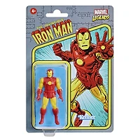 Marvel Legends, figurine de collection retro Iron Man de 9,5 cm