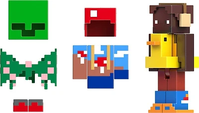 Minecraft - Série Créateur - Figurines - Pattes d'Eléphant + Chapeau Champignon