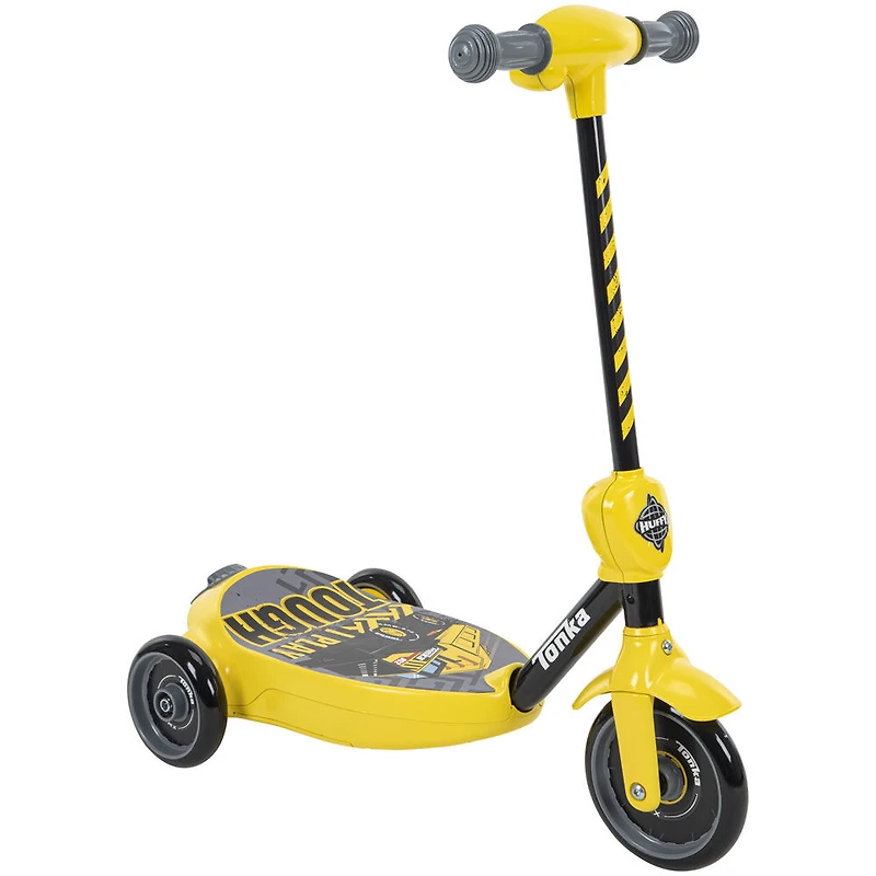 Trottinette électrique à bulles de 6V pour enfants Tonka Ride-On alimenté par batterie, Jaune