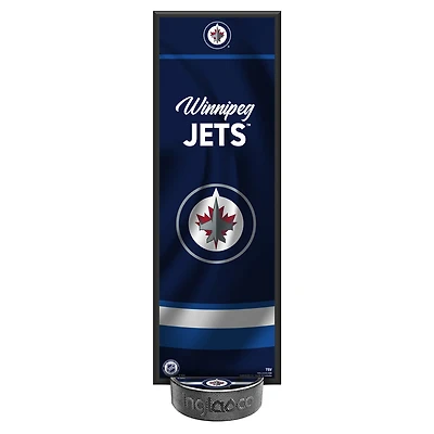 Emballage de Plaque décorative et porte-rondelle des Jets de Winnipeg de la LNH
