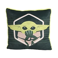 Ensemble de jeté et coussin 2 pièces Star Wars The Mandalorian