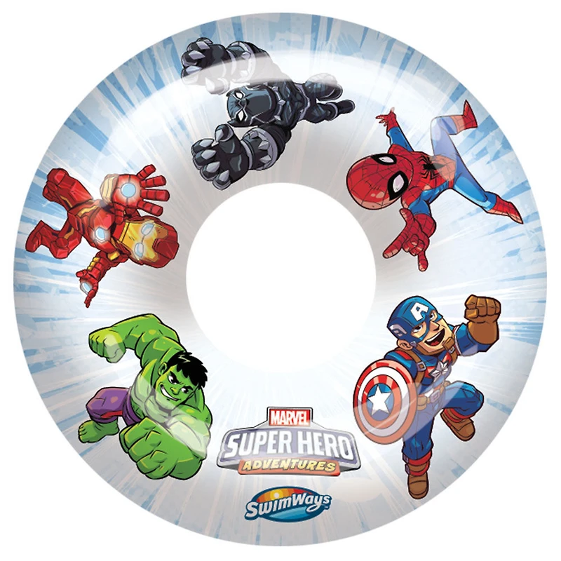 SwimWays 3-D Swim Ring - Super Hero Adventures 