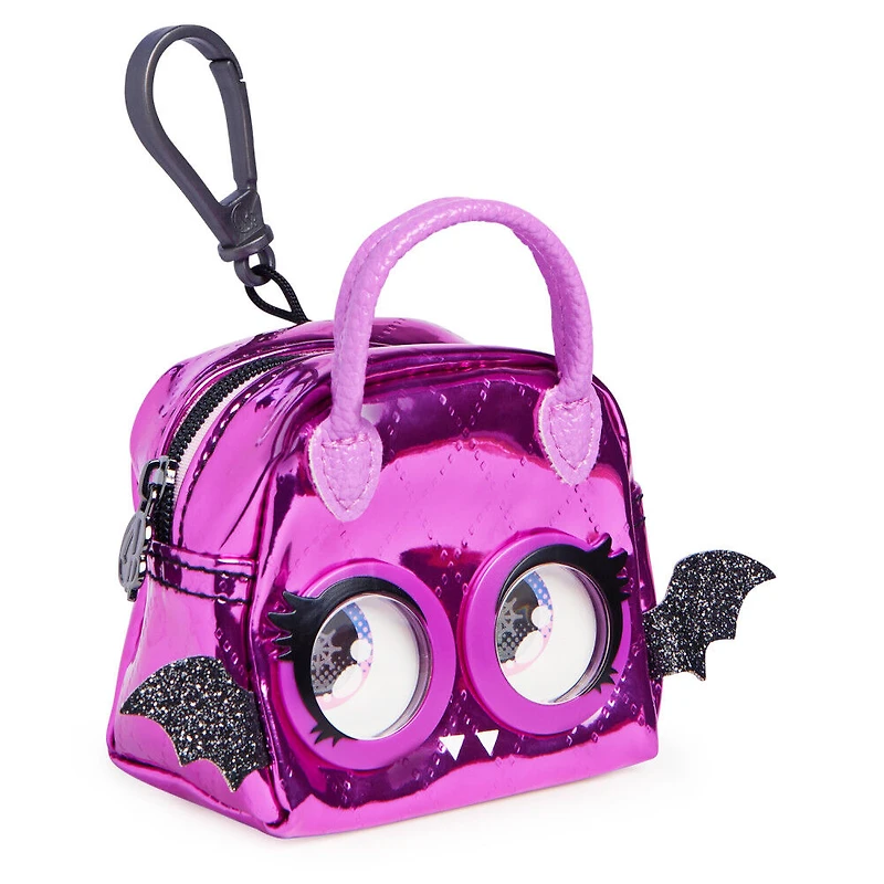 Micro Purse Pets, Chauve-souris Baddie, Petit sac à main élégant qui lève les yeux au ciel