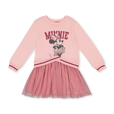 Minnie Mouse Robe en Polaire Rose