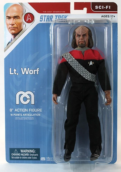 Figurine lt Worf, 8 po de Star Trek LNG - Édition anglaise