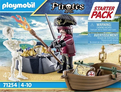 Playmobil - Starter Pack Pirate et barque