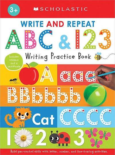 Scholastic Early Learners Learn to Write ABC and 123 Workbook - English Edition