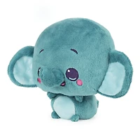GUND Drops, Tony Trunks, Animal en peluche expressif premium, turquoise, 15,2 cm