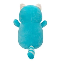 Squishmallows HugMees 10" - Vanessa le panda rouge sarcelle avec ventre arc-en-ciel