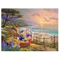 Ceaco Thomas Kinkade - Donald and Daisy A Duck Day Afternoon 750 Piece Puzzle - English Edition