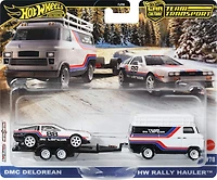 Hot Wheels Team Transport Truck & Delorean