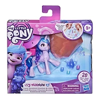 My Little Pony: A New Generation, Aventure de cristal Izzy Moonbow, figurine de poney violette