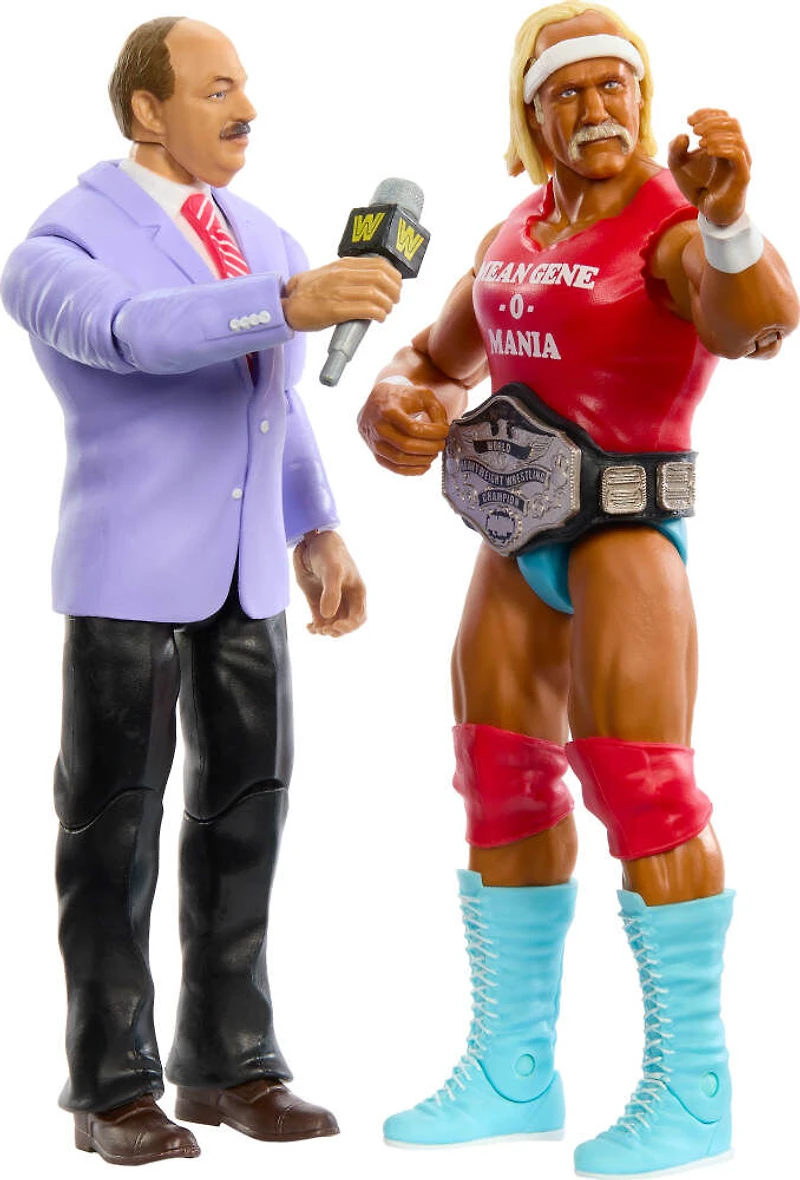 WWE Main Event Showdown Coffret Hulk Hogan et Mean Gene Okerlund